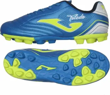 Këpuca futbolli Joma Toledo 2304 HG Jr, fëmijë, shollë për bar natyral, blu