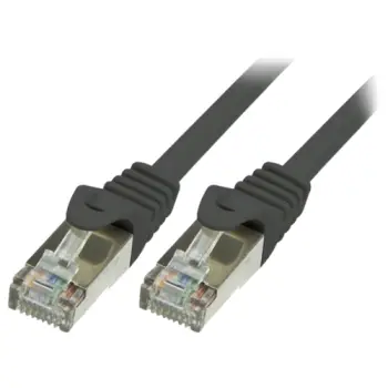 Kabllo rrjeti LogiLink Patchcord, CAT 6, F/UTP, EconLine, 7.5m, e zezë