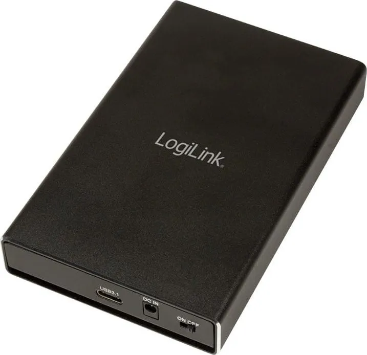 LogiLink – Kasë e jashtme për SSD 2x M.2 SATA, USB 3.1 Gen2, me RAID - 1