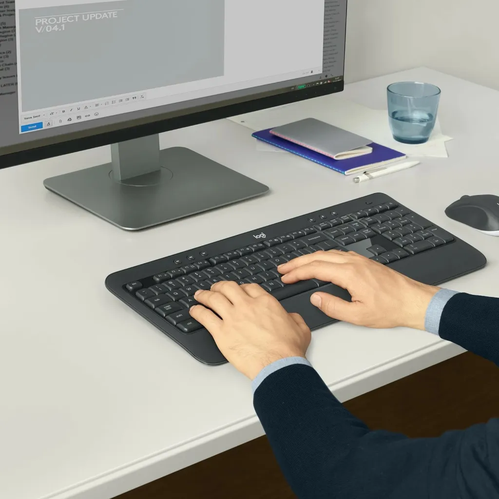 Set tastierë dhe maus Logitech MK540, i zi - 7
