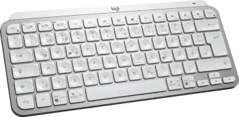 Tastierë wireless Logitech MX Keys Mini, me ndriçim, e hirtë/e bardhë