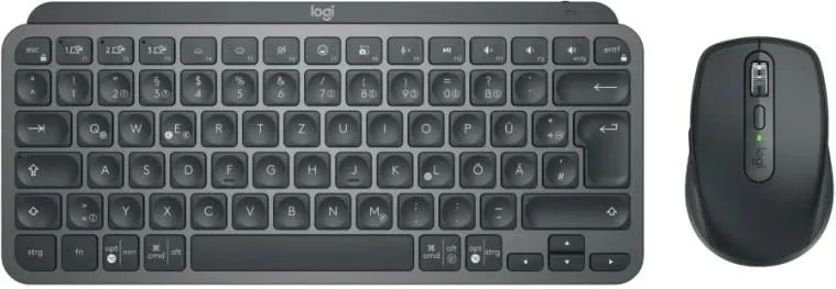 Set tastierë dhe maus Logitech MX Keys Mini Combo, USB-C, e hirtë - 1