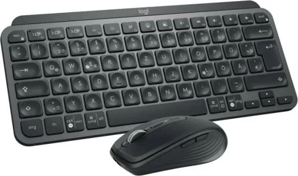 Set tastierë dhe maus Logitech MX Keys Mini Combo, USB-C, e hirtë - 3
