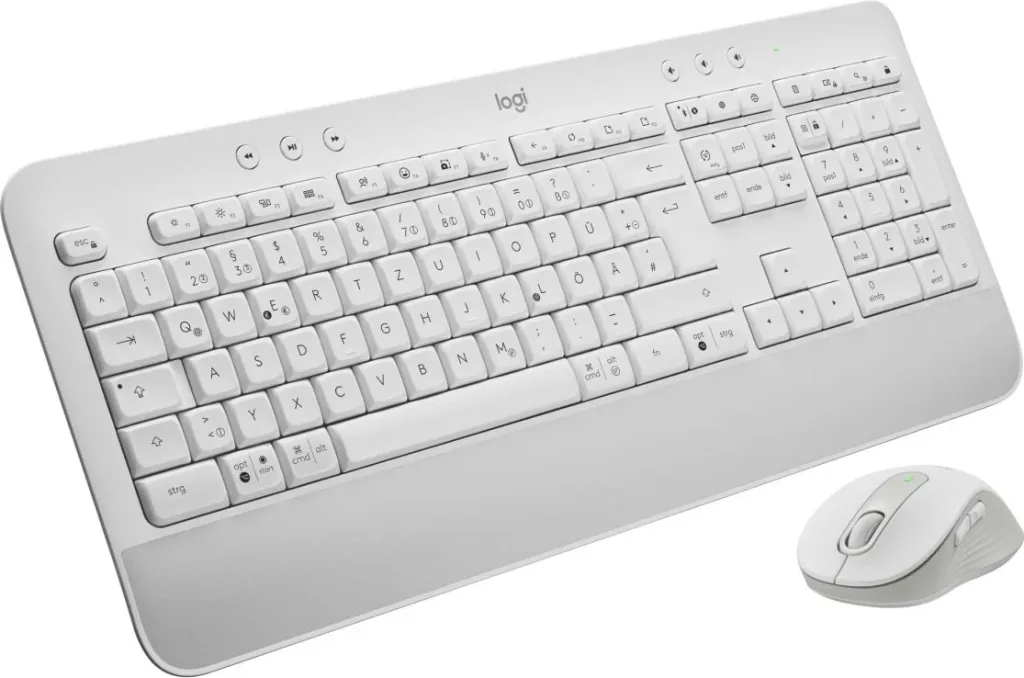 Set tastierë dhe maus Logitech Signature MK650 Combo, e bardhë - 1
