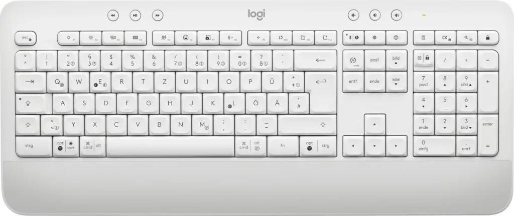 Set tastierë dhe maus Logitech Signature MK650 Combo, e bardhë - 2