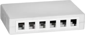 Kuti Keystone LogiLink 12-Port UTP, e bardhë