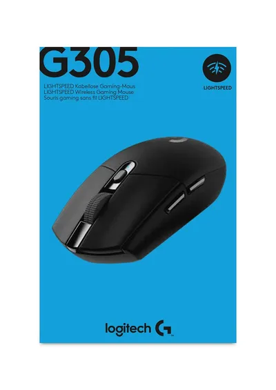 Maus për lojëra Logitech G305 Lightspeed, 12000 DPI, i zi - 8