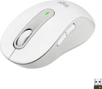 Maus Logitech Signature M650 L, wireless optik, i bardhë
