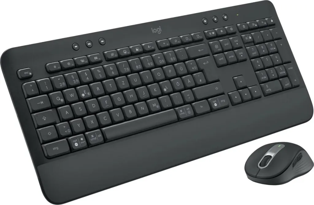 Set tastierë dhe maus MK650, Wireless, e hirtë - 6