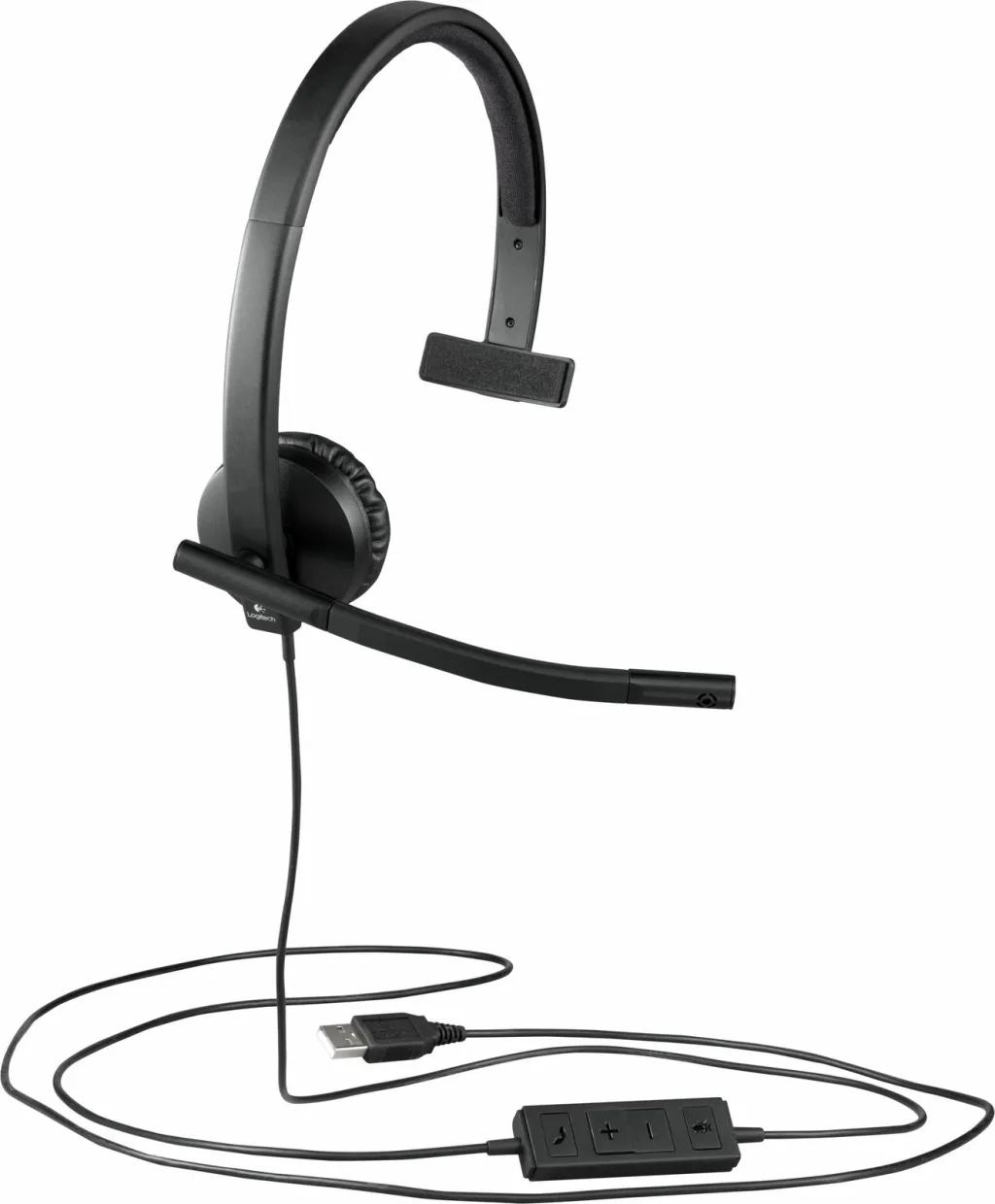 Kufje Logitech H570e On-Ear Mono, të zeza - 4