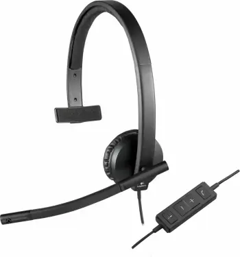 Kufje Logitech H570e On-Ear Mono, të zeza