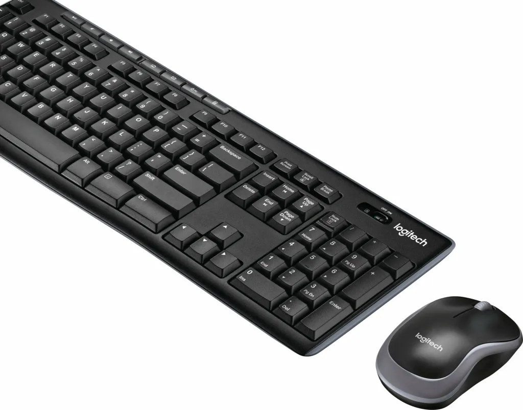 Tastierë dhe maus Logitech MK270, wireless, 2.4 GHz, e zezë - 2