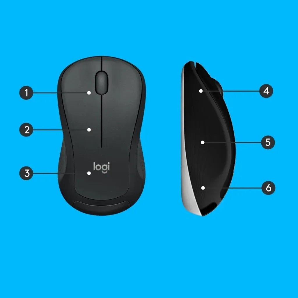 Set tastierë dhe maus Logitech MK345, të zeza - 11