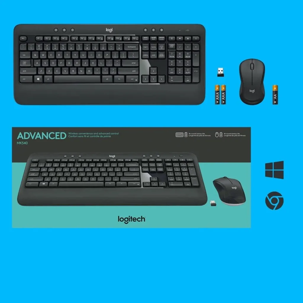 Set tastierë dhe maus Logitech MK345, të zeza - 4