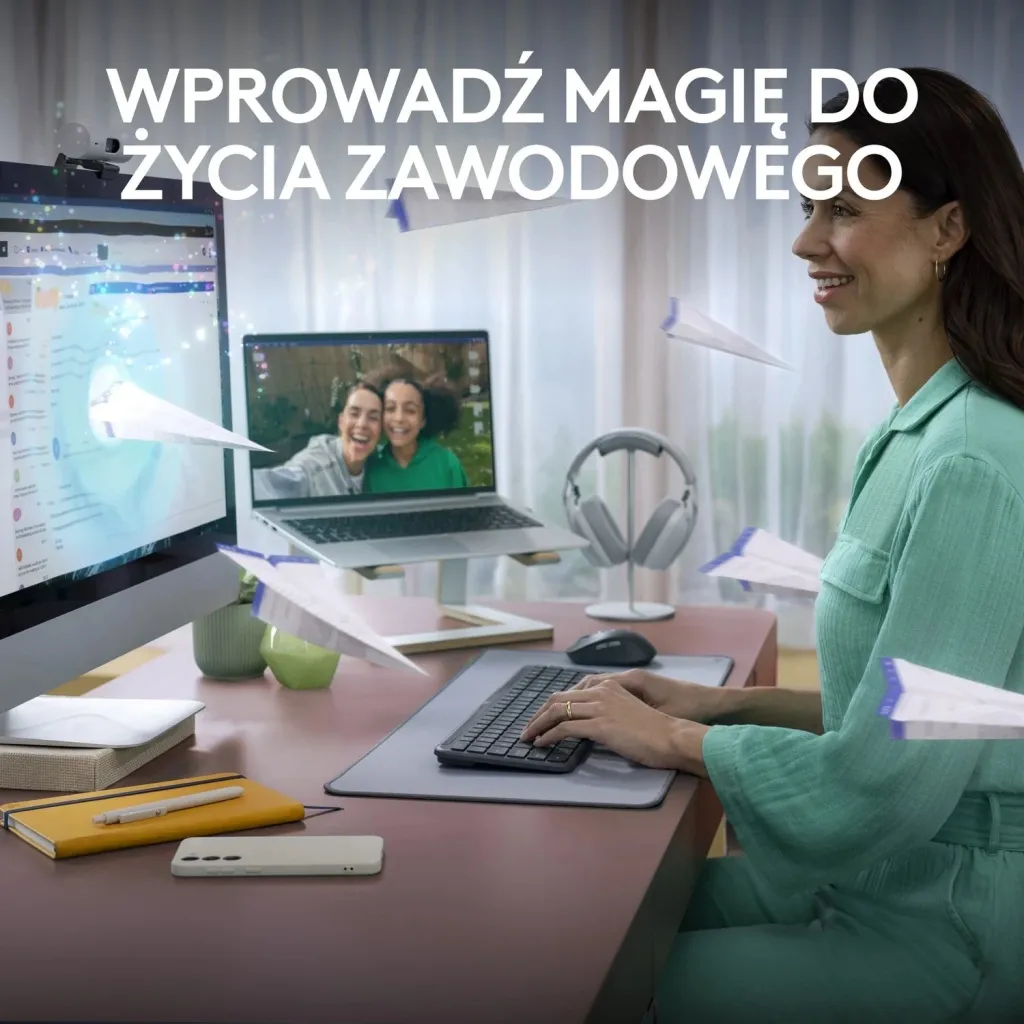 Set tastierë dhe maus Logitech Signature Slim MK950, i hirtë - 2