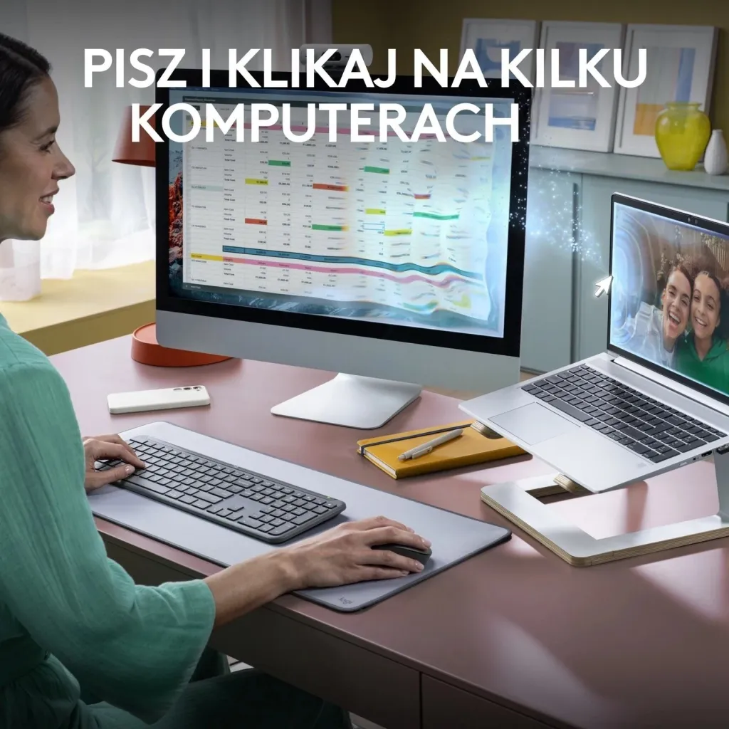 Set tastierë dhe maus Logitech Signature Slim MK950, i hirtë - 3