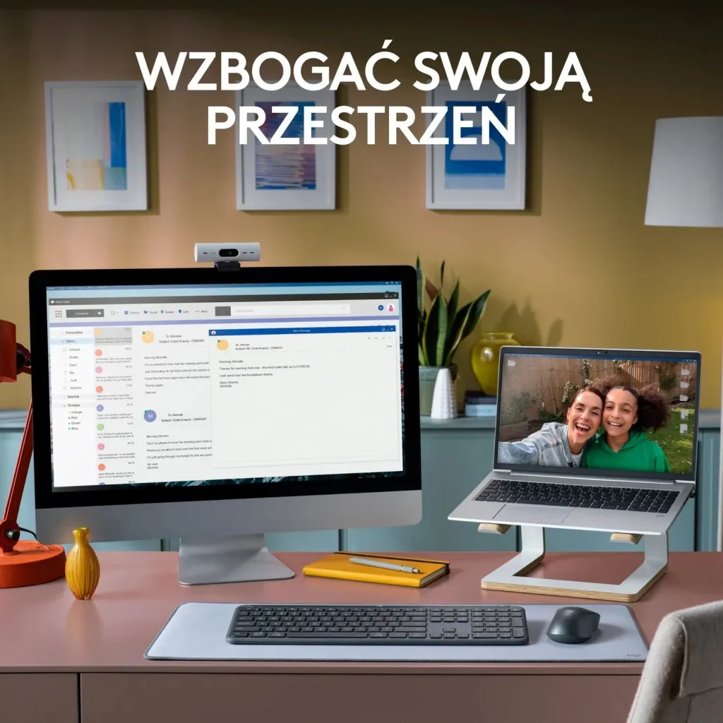 Set tastierë dhe maus Logitech Signature Slim MK950, i hirtë - 5