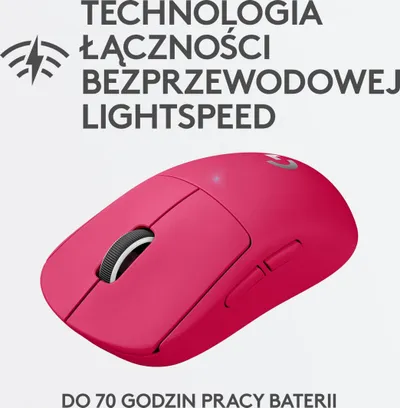 Maus Logitech G Pro X Superlight - rozë - 3