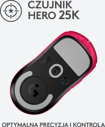 Maus Logitech G Pro X Superlight - rozë - 4