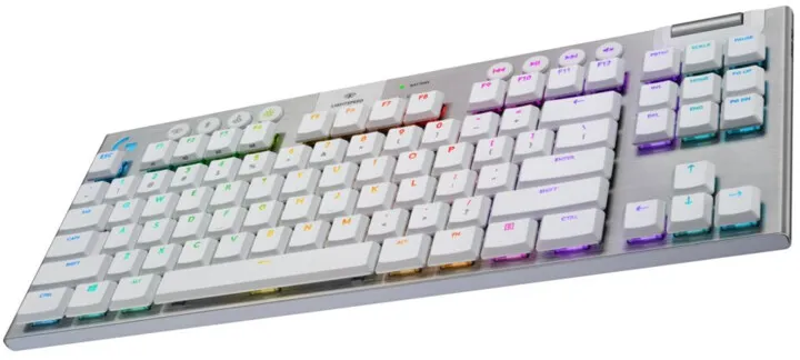 Tastierë Logitech G915 TKL Lightspeed, GL Tactile, US, e argjendtë - 1