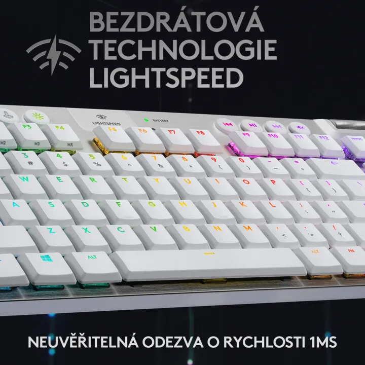 Tastierë Logitech G915 TKL Lightspeed, GL Tactile, US, e argjendtë - 4