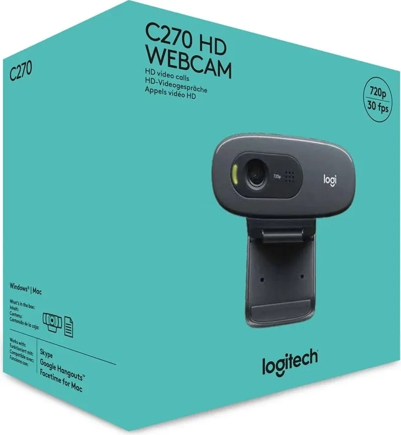 Ueb kamerë Logitech C270 HD - 5