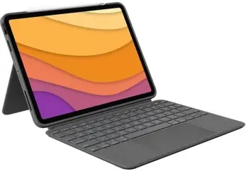 Mbrojtëse Logitech Combo Touch me tastierë për Apple iPad Air 10.9 "(gjenerata e 4-të), US, e hirtë