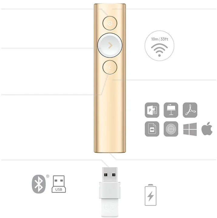 Komandë Logitech Spotlight, i artë - 6