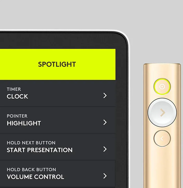 Komandë Logitech Spotlight, i artë - 8
