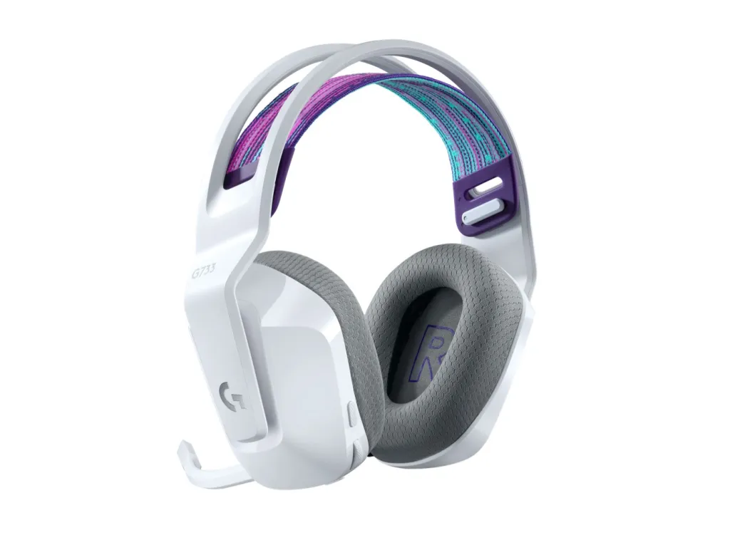 Kufje Logitech G733 Lightspeed, të bardha - 3