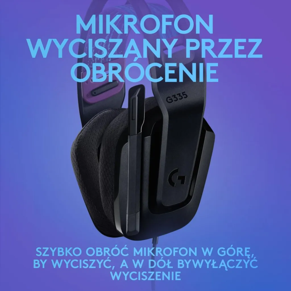 Kufje Logitech G335 981-000978, 40mm, të zezë - 4