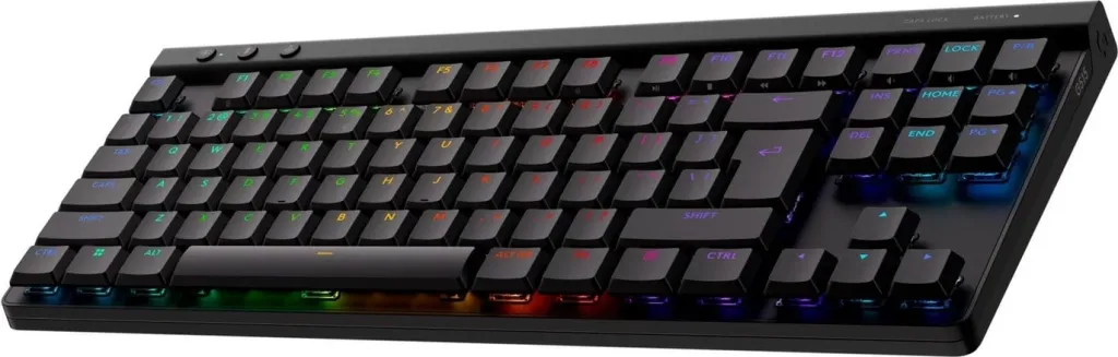 Tastierë Logitech G515 Lightspeed TKL, e zezë - 1