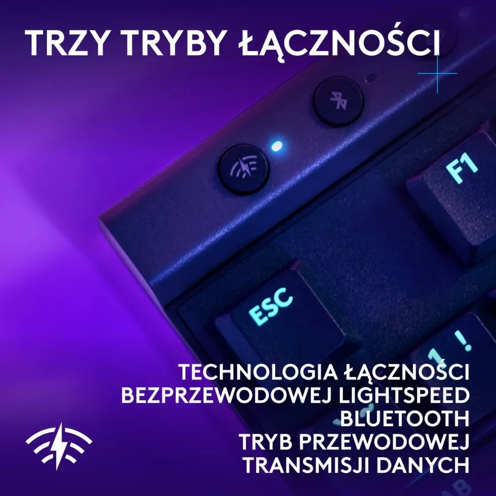 Tastierë Logitech G515 Lightspeed TKL, e zezë - 5