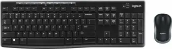 Set tastierë dhe maus Logitech MK270, i zi, (DE)