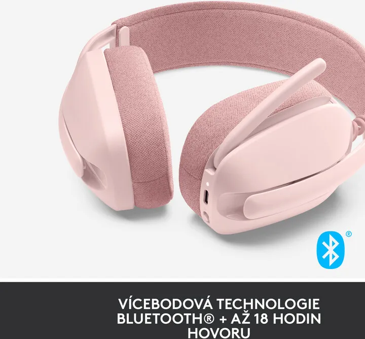 Kufje Logitech Zone Vibe 100, rozë - 5