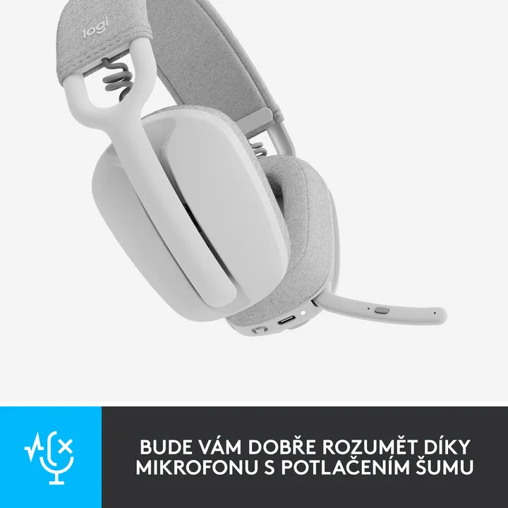 Kufje Logitech Zone Vibe 100, të bardha - 3
