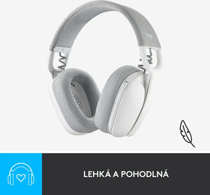 Kufje Logitech Zone Vibe 100, të bardha - 7
