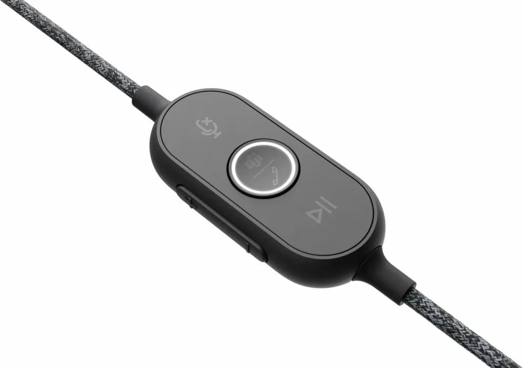 Kufje Logitech Zone Wired, të zeza - 7