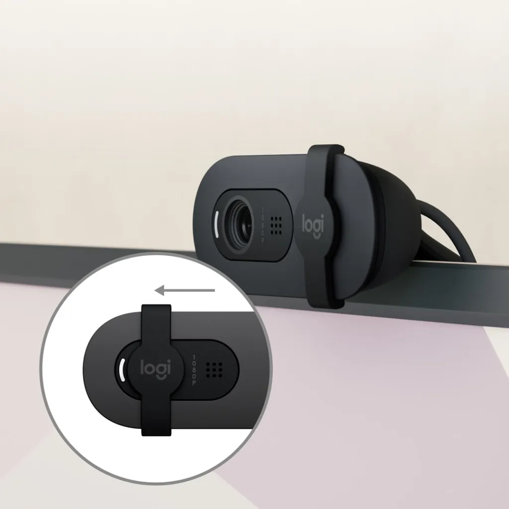 Web kamerë Logitech Brio 105 2 MP, e zezë - 5