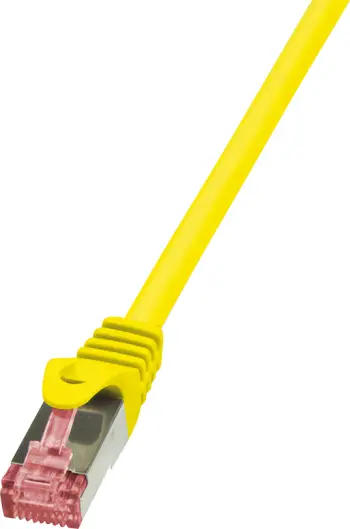Kabllo rrjeti LogiLink Patchcord, CAT6, S/FTP, 0.25m, e verdhë