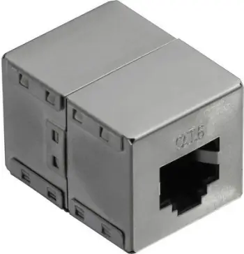 Lidhës LogiLink Inline NP0054, Cat.6, RJ-45, i argjendtë