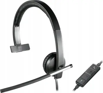 Kufje Logitech H650E (981-000514), 50Hz-10000Hz, USB, të hirta/zeza
