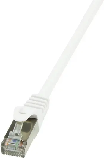 Kabllo rrjeti LogiLink Patchcord, CAT 6, F/UTP, EconLine, 1m, e bardhë