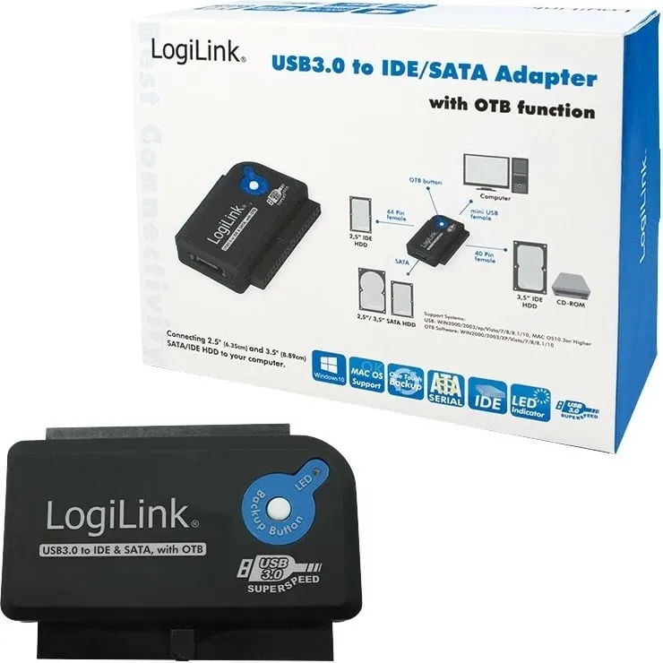 Përshtaës LogiLink USB 3.0 SATA + IDE (AU0028A) - 3