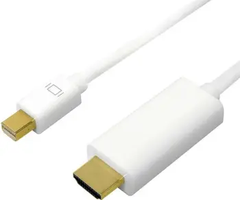 Kabllo HDMI LogiLink DisplayPort, 2m, e bardhë