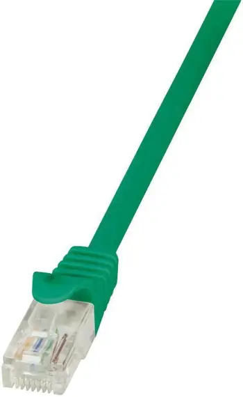 Kabllo patchcord LogiLink Cat.6, U/UTP, 2m, e gjelbër