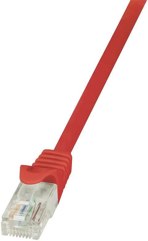 Kabllo rrjeti LogiLink CP2054U, RJ-45, Cat.6, 2m, e kuqe - 1