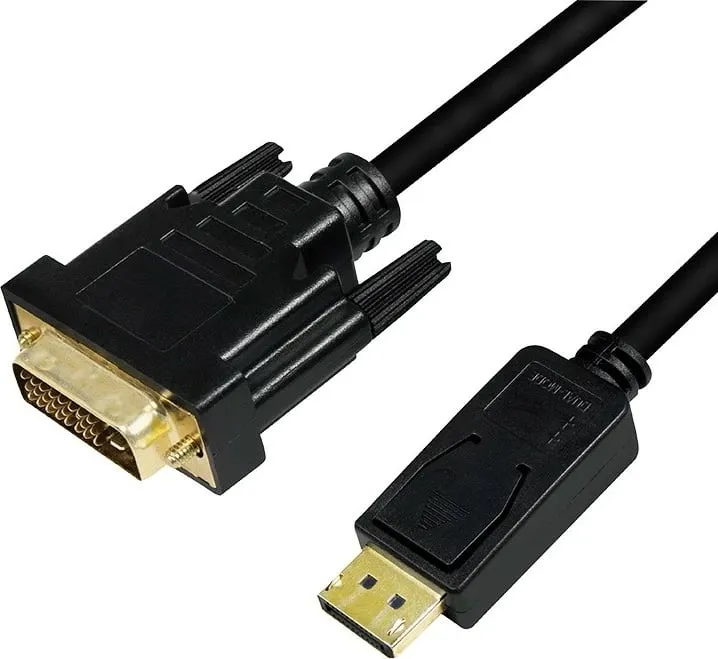 Kabllo LogiLink DisplayPort në DVI-D, 5m, e zezë - 4