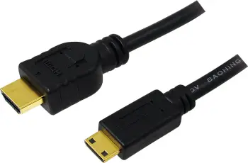 Kabllo LogiLink HDMI - HDMI, 2m, e zezë