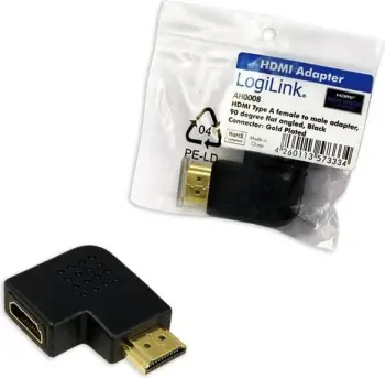 Përshtatës LogiLink HDMI AV AH0008, i zi